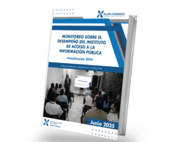 Acción Ciudadana presenta el monitoreo sobre el desempeño del IAIP. Actualización 2024